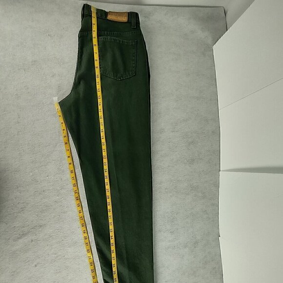 Liz Claiborne Womens Green Classic Fit Five Pocket Lizwear Cotton Jeans Size 16 - Picture 7 of 10